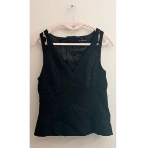 5/$15 MUST BUNDLE Guess by Marciano Black V-Neck Tank Top